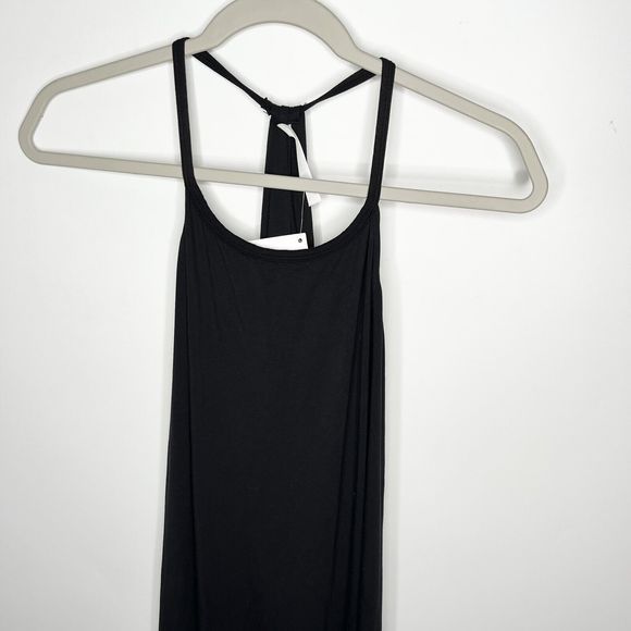 NWT Fabletics Black Racerback Neema Minimalist Maxi Tank Dress Women's Size S - Picture 7 of 10